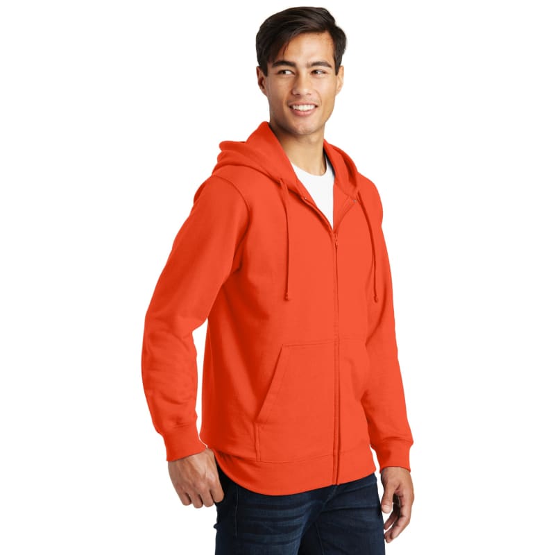 Port & Company Fan Favorite Fleece Full-Zip Hooded Sweatshirt., custom hoodie or sweatshirt with logo imprint 4