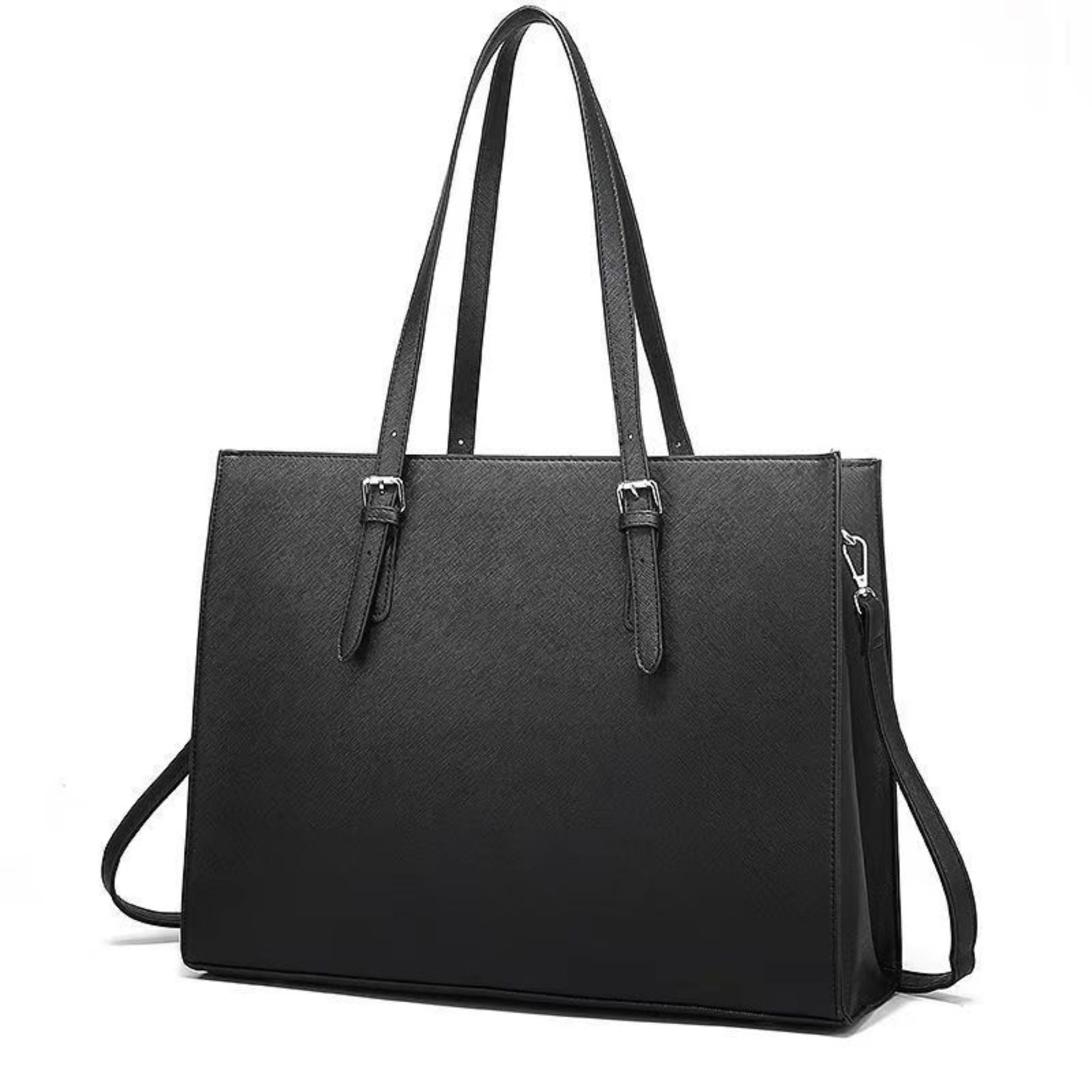 Waterproof Leather Laptop Tote 3