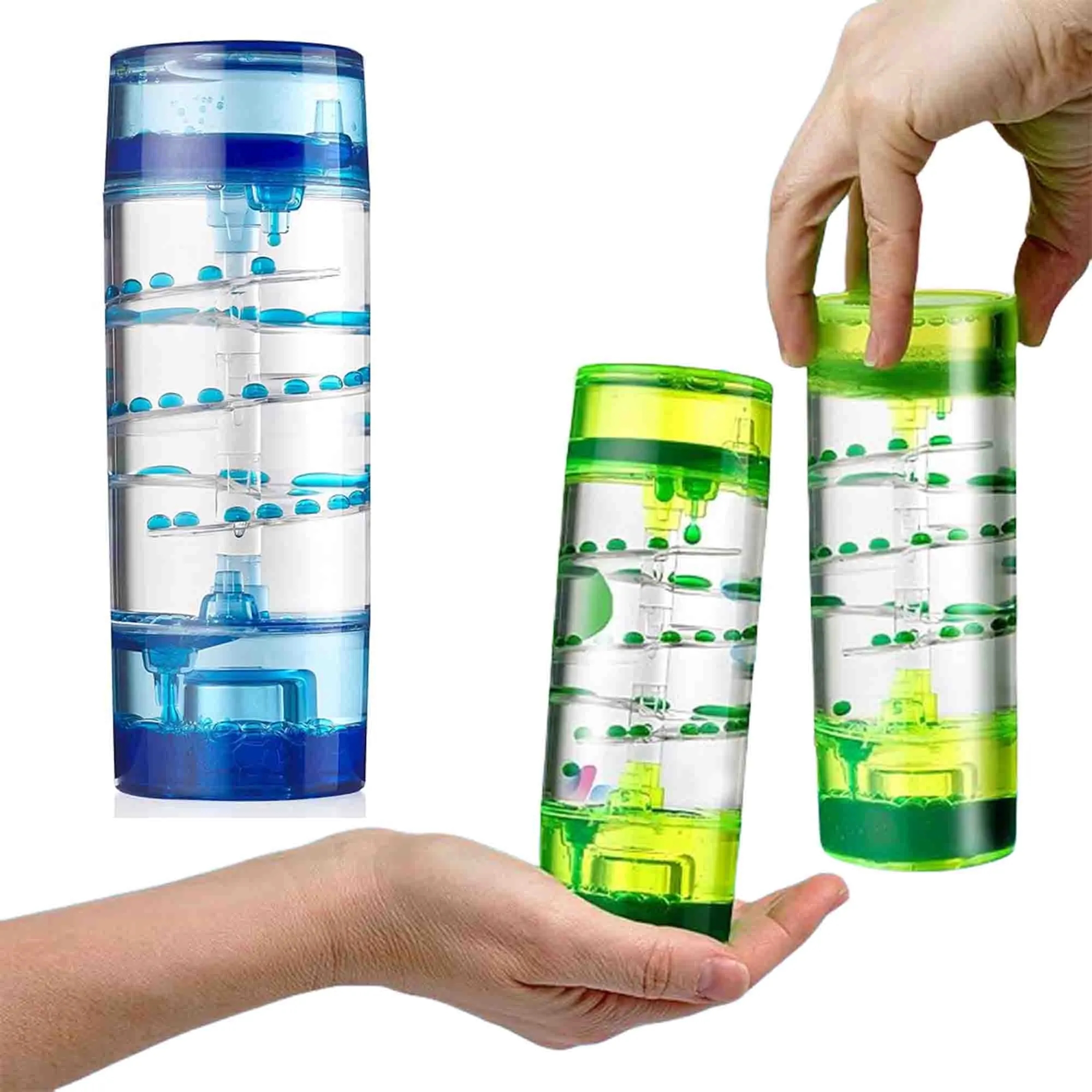 Colorful Hourglass Liquid Motion Bubbler Timer