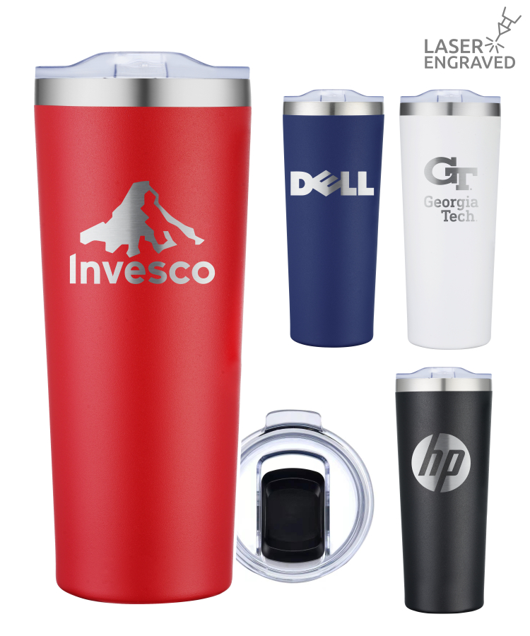 28oz Vacuum Tumbler Powder coated Double Wall Stainless Steel - Laser Engraved 1