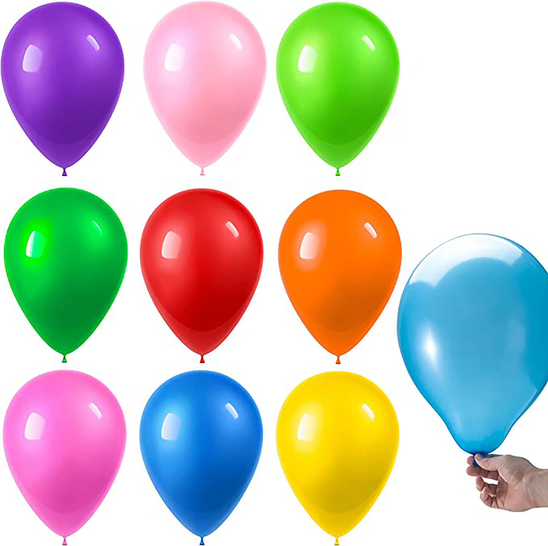 12 Inches Rainbow Latex Balloons 9