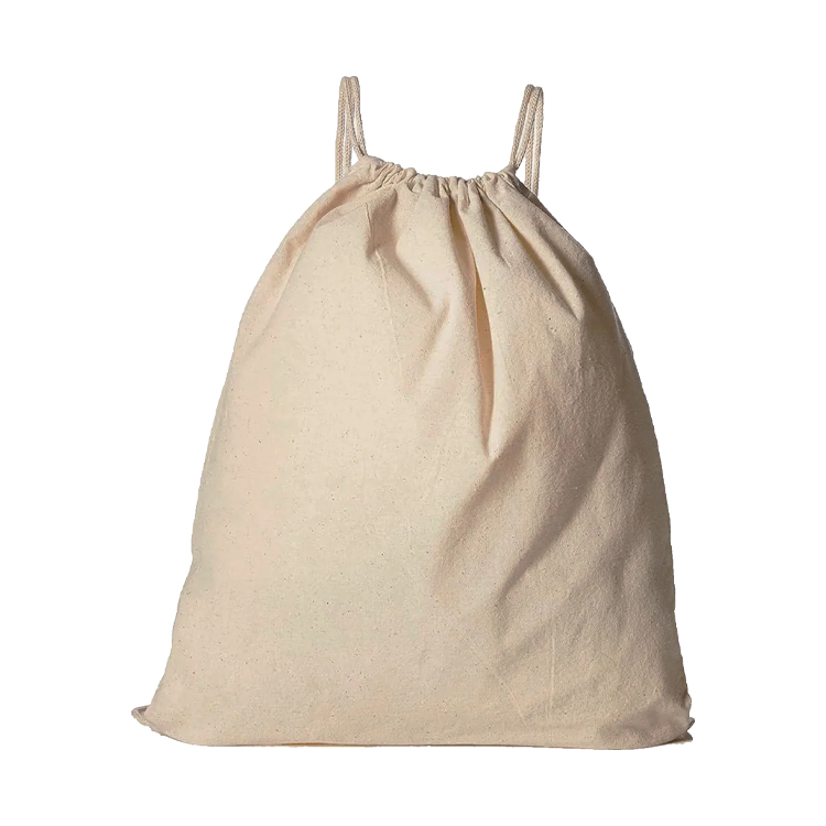 Overlook Organic Cotton Drawstring Backpack 7