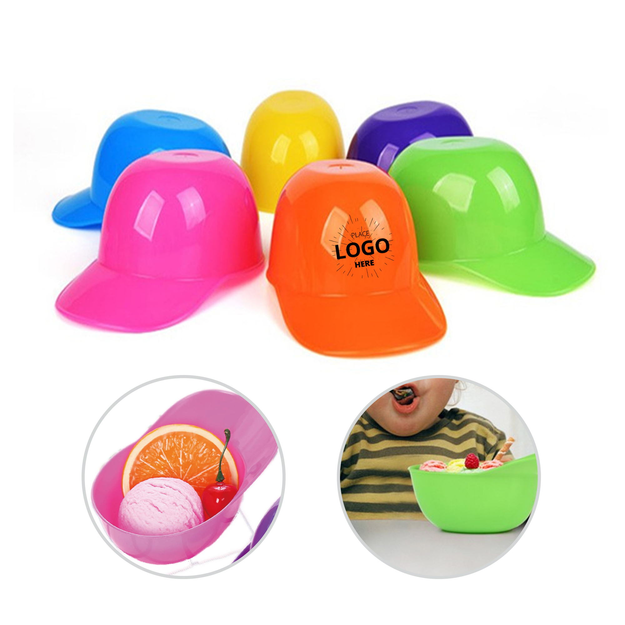 Playful Hat-Shaped Ice Cream Bowl for Children 1