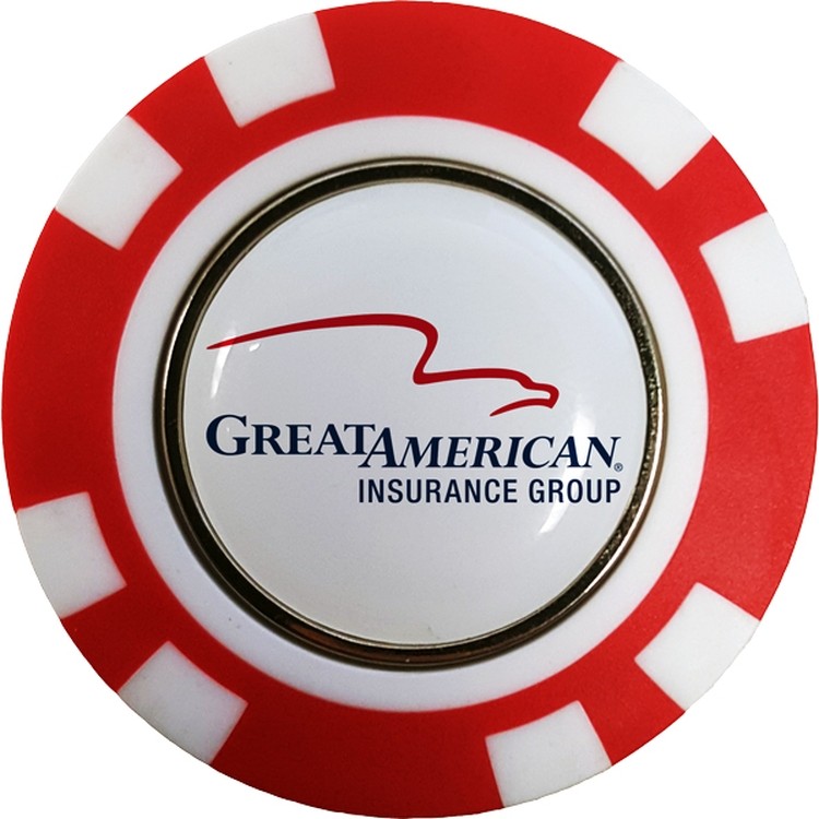 Plastic Poker Chip (removable marker) 9