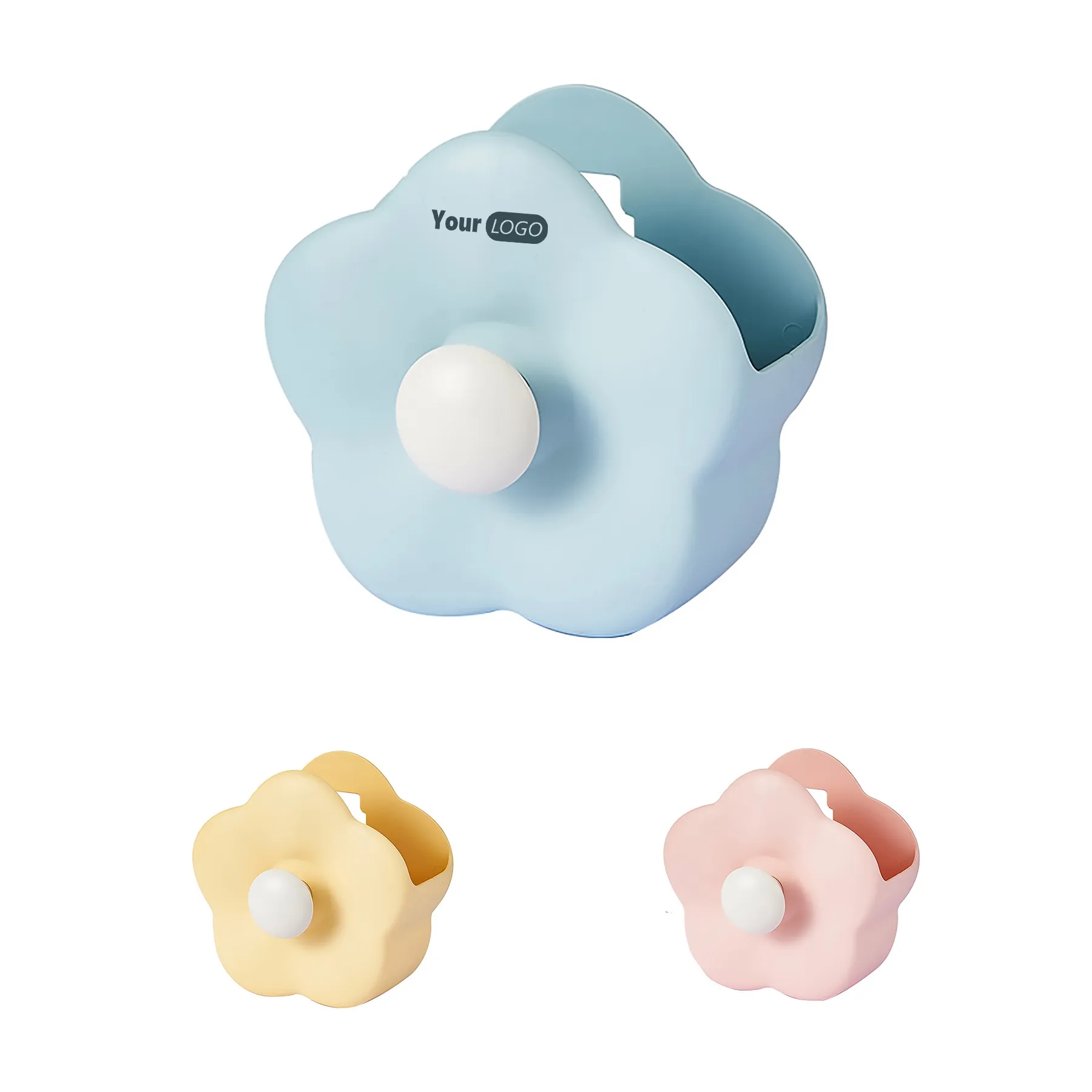 Plastic Large Capacity Flower Pen Holder 2