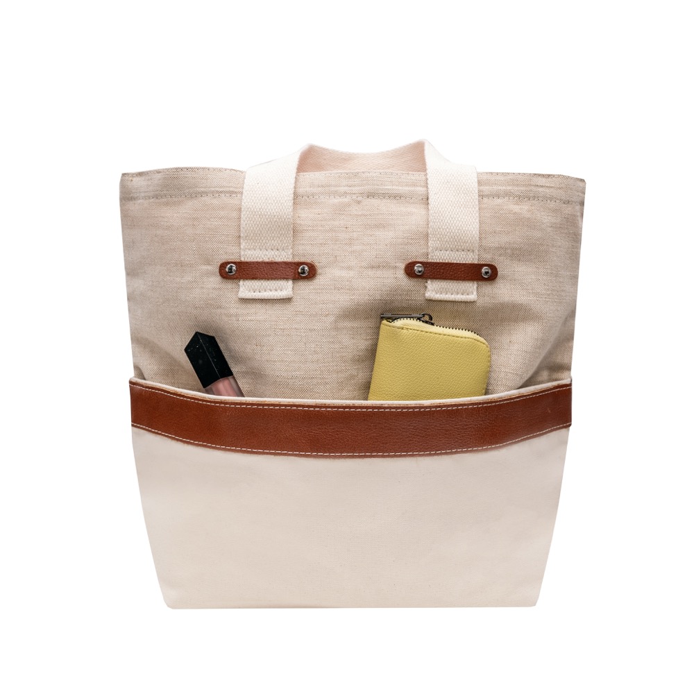 12 Oz. Jute/Cotton Blended Canvas Fusion Two Bag 1