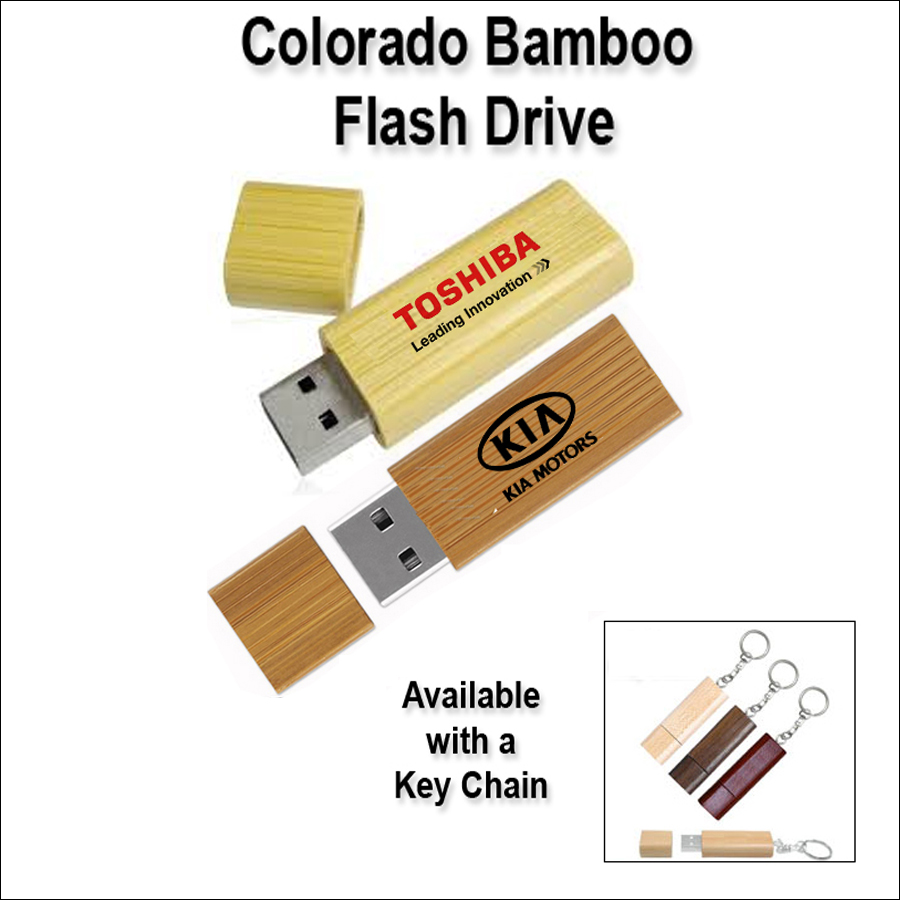 Colorado Bamboo Flash Drive / USB - 64 GB 1