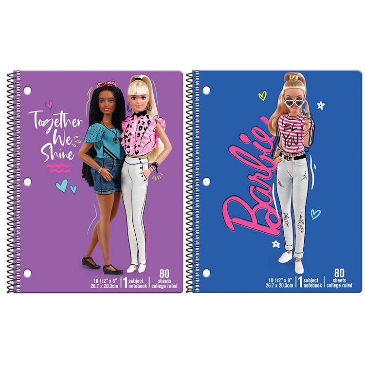 Barbie Spiral Bound Notebooks - Assorted 1