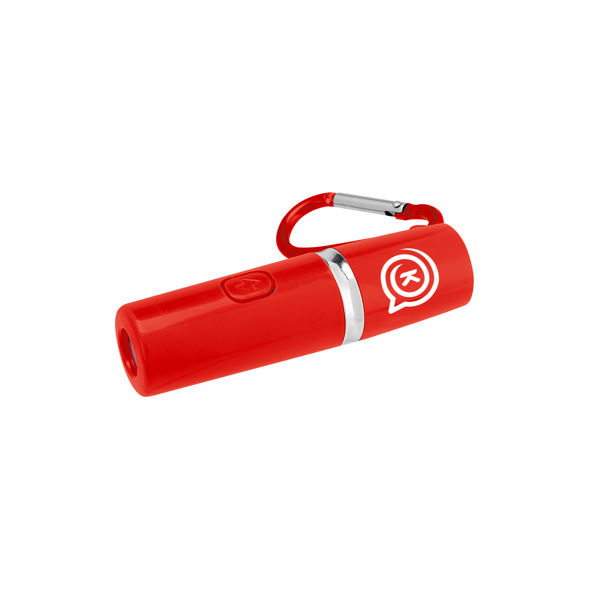 Rechargeable Portable Alarm And Flashlight With Carabiner Attachment 2