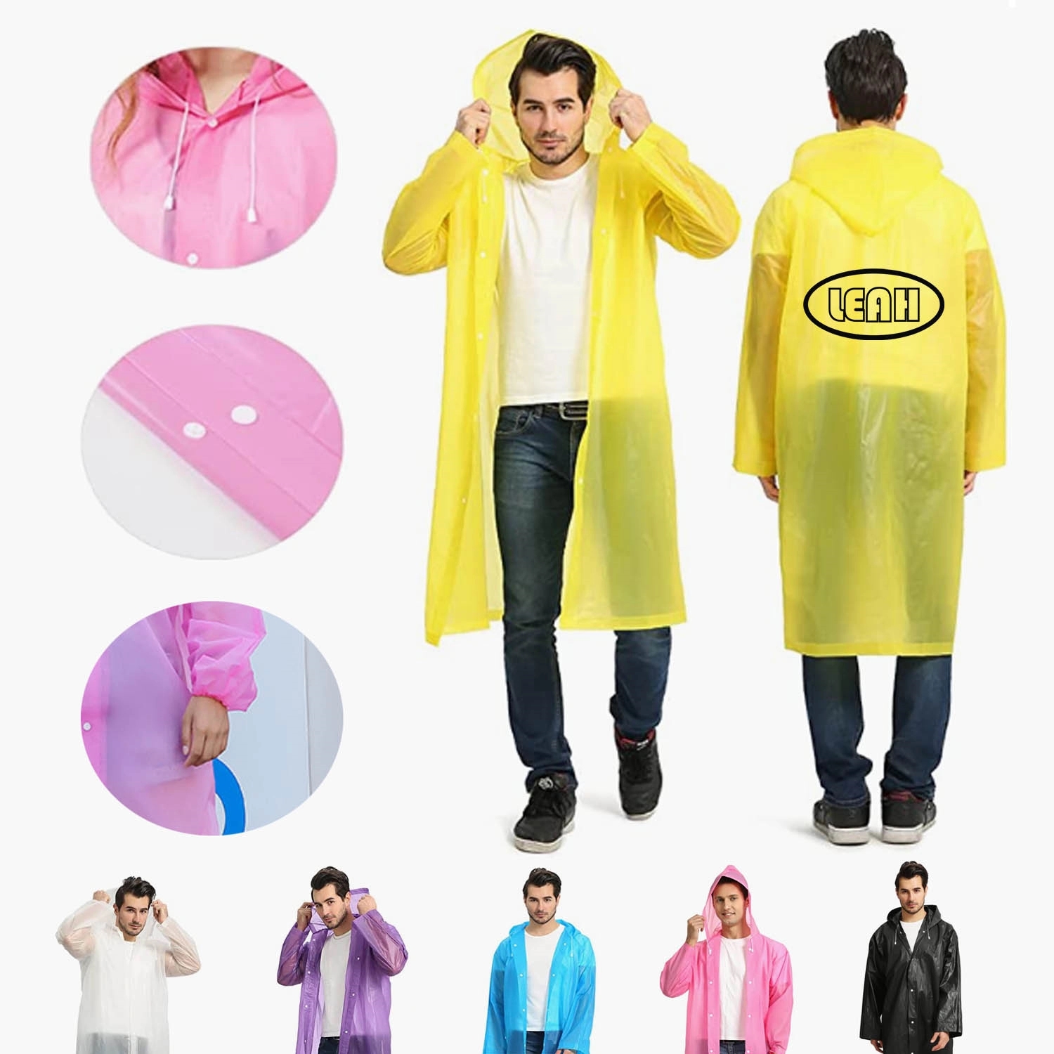 Reusable Adults Raincoat 1