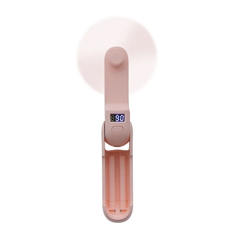 Foldable Pocket Electric Fan With Phone Stand 1
