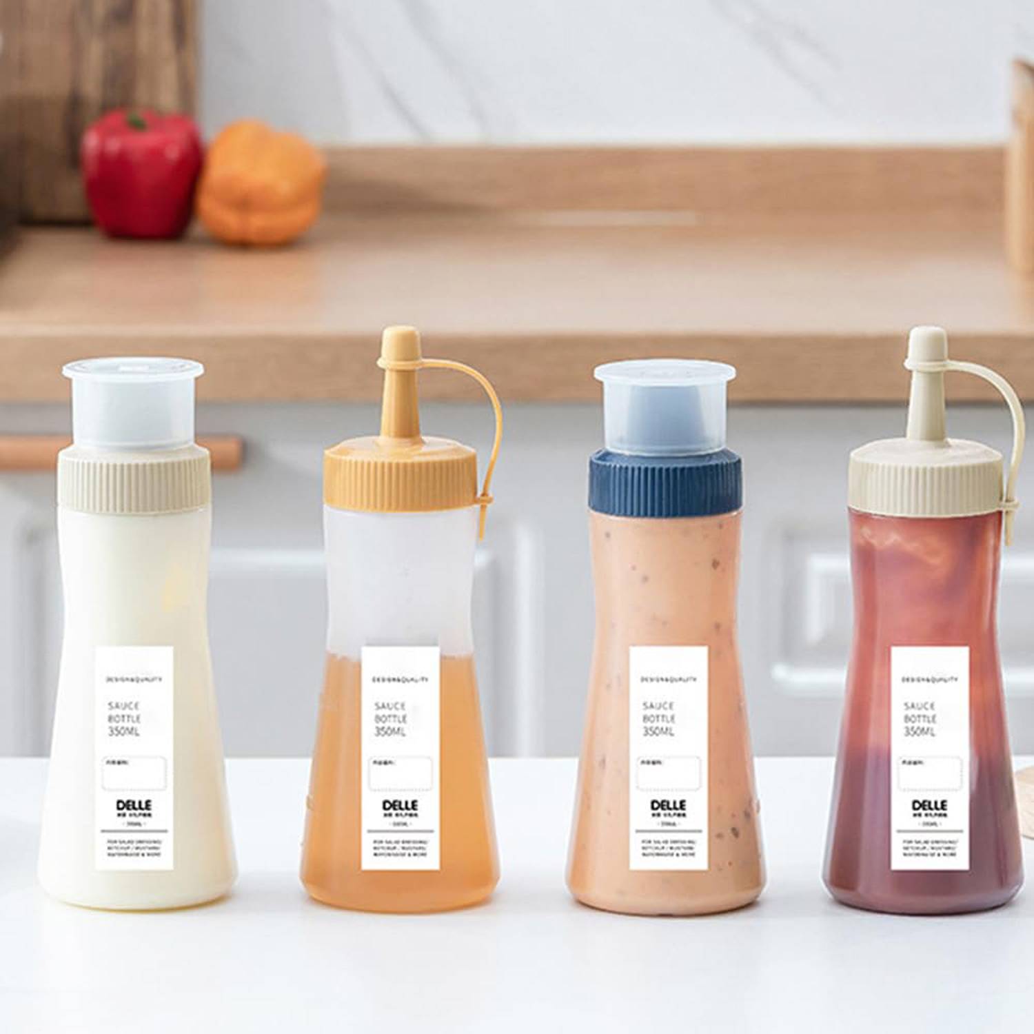 12oz Squeezed Kitchen Sauce Bottle 6