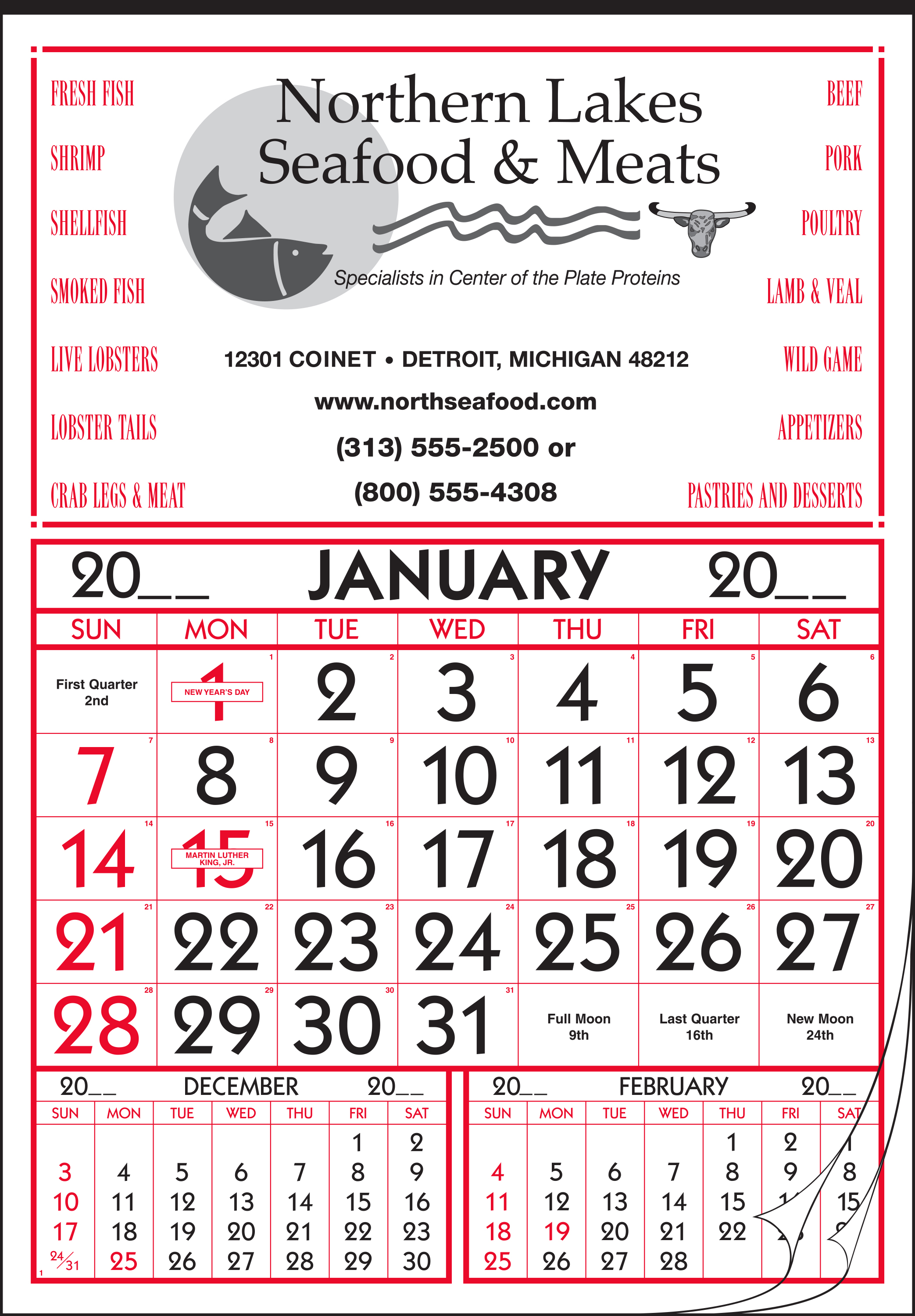 Style 125 12-Sheet Calendar 2