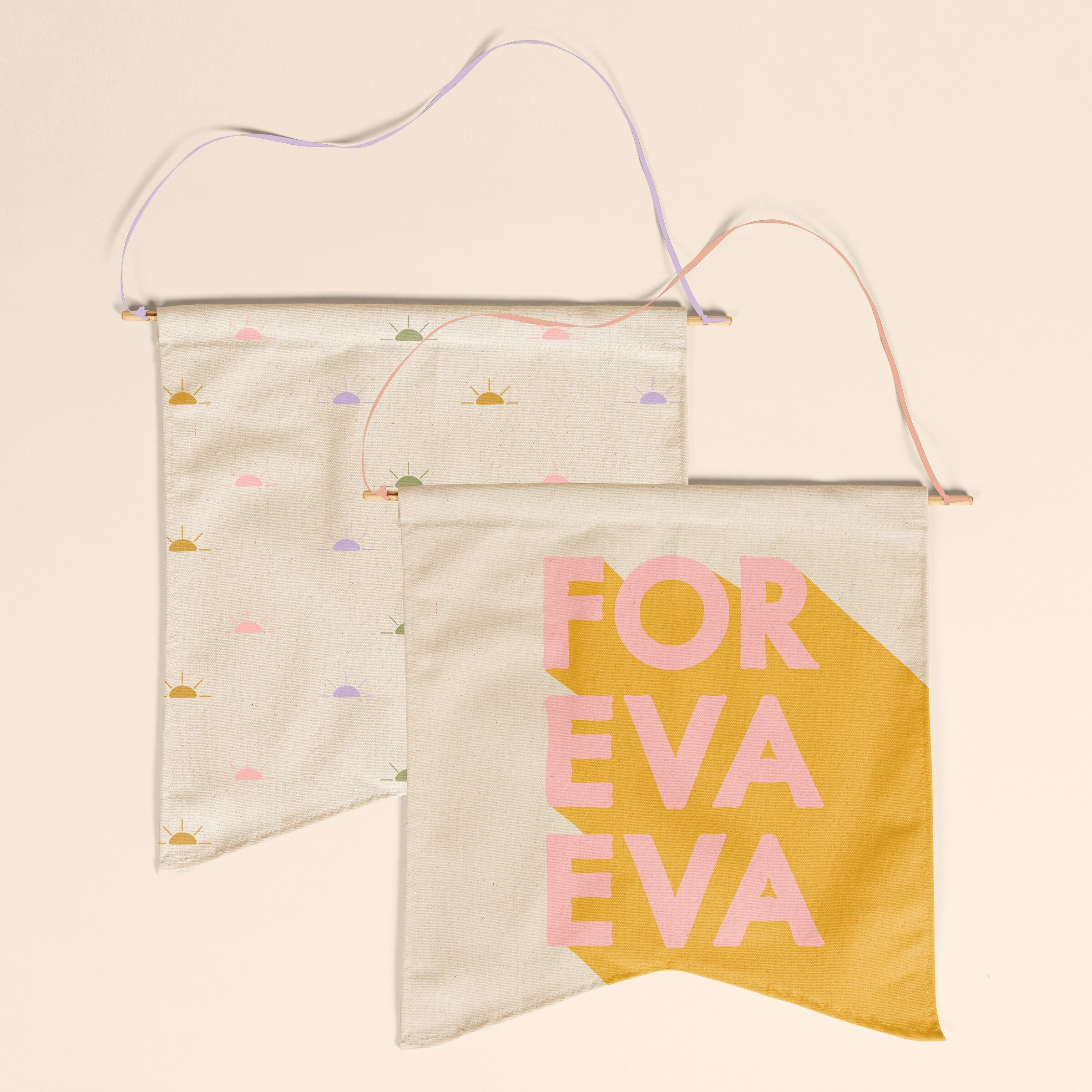 WALLFLOWER LARGE - NATURAL CANVAS