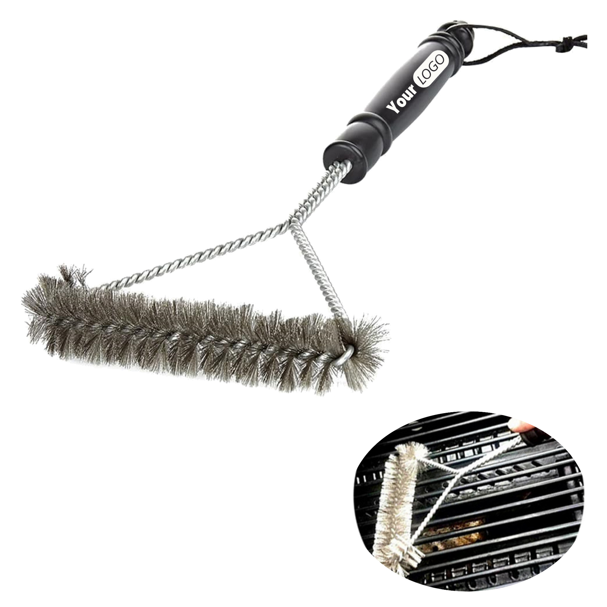 Steel Barbecue Net Cleaning Brush 2