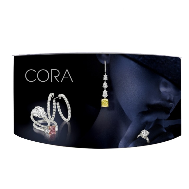 Fabsta™ exhibition table Counter, 2 pieces, Replacement Graphic trade show exhibit table 2