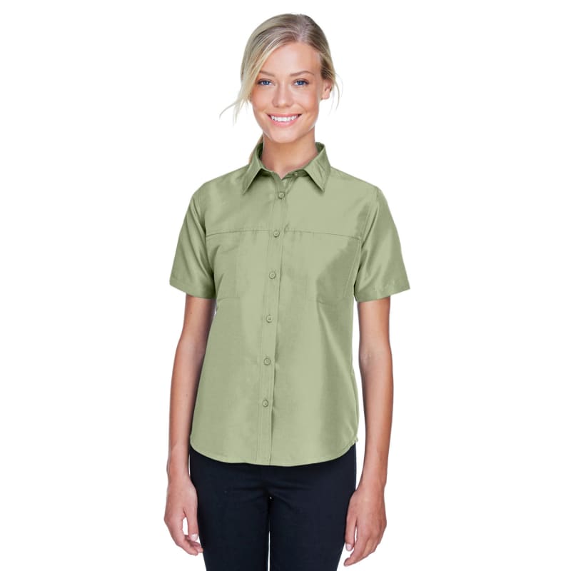 Harriton Ladies' Key West Short-Sleeve Performance Staff Shirt 15