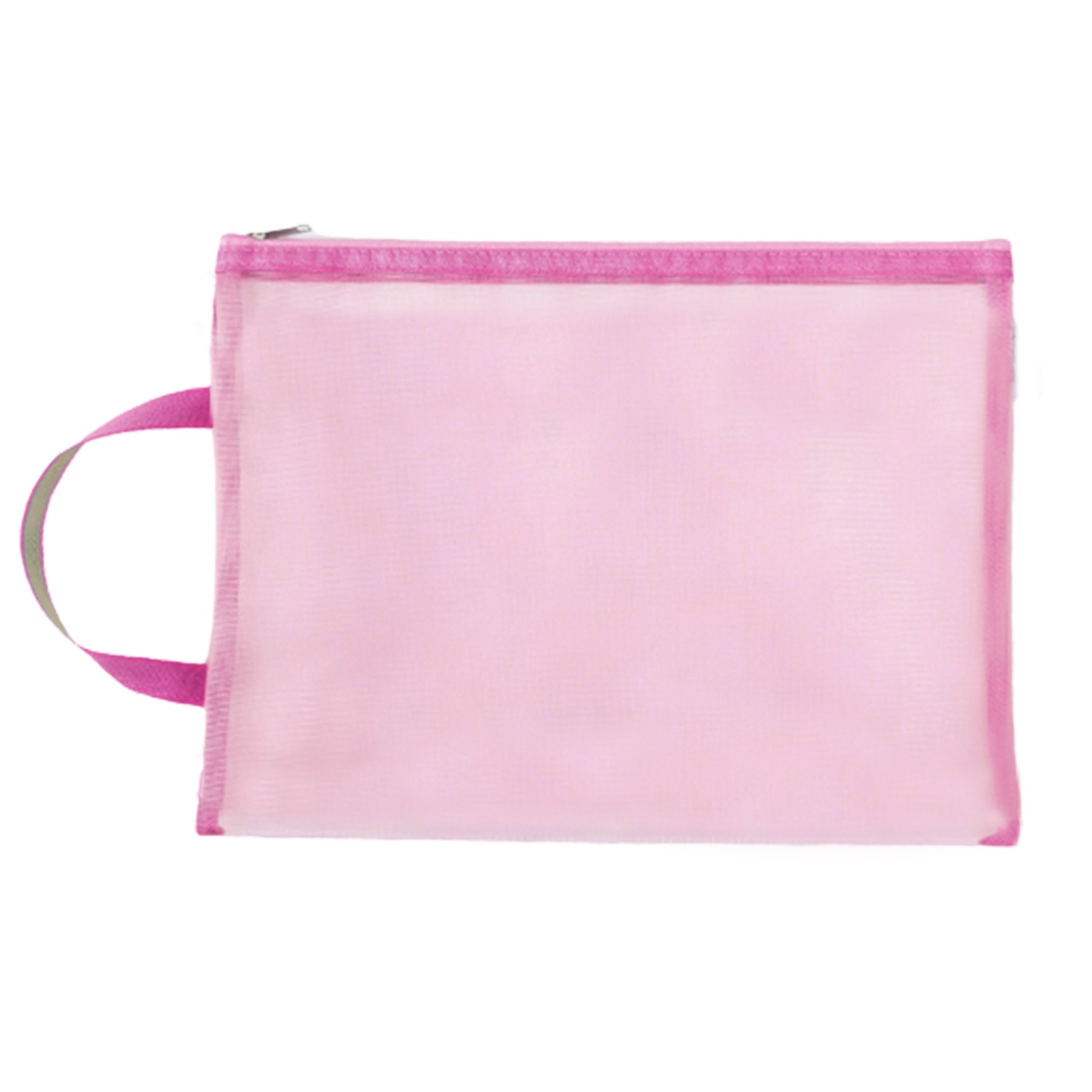 A4 Portable Zipper Mesh File Pouch 2