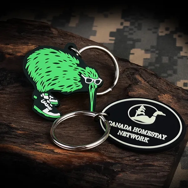 2.25" Custom 2D PVC Keychain 3
