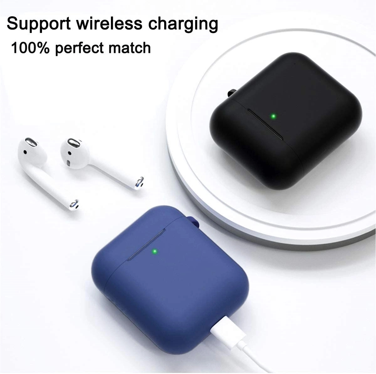 Silicone Case Cover for AirPods 1&2 2