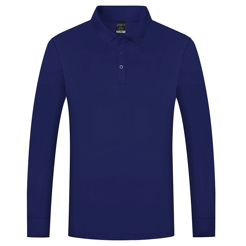Custom Long-Sleeve Polo Shirts Tops Pullover 2
