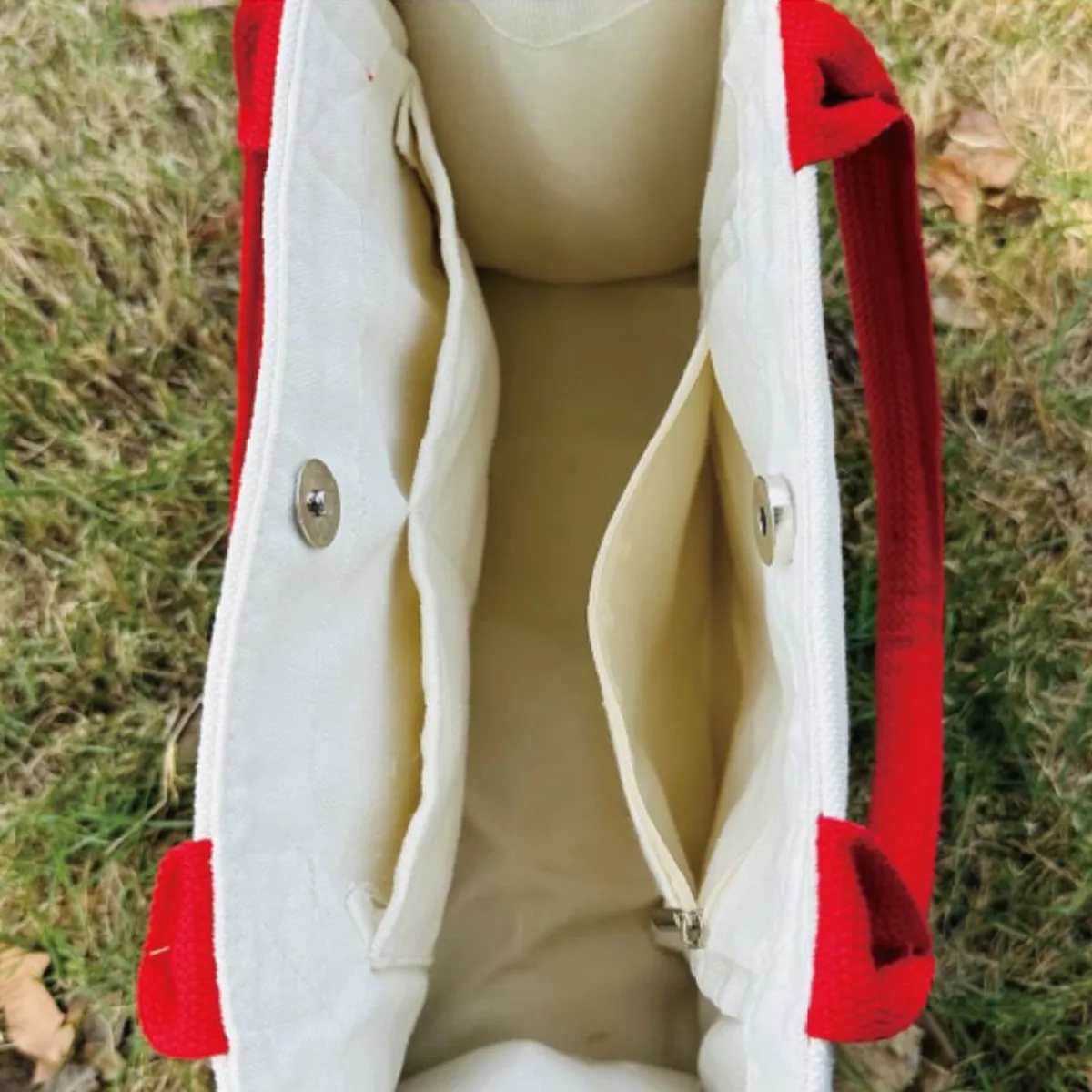 Canvas Bag With Ribbon Tote Exhibition Can Be Customized 3