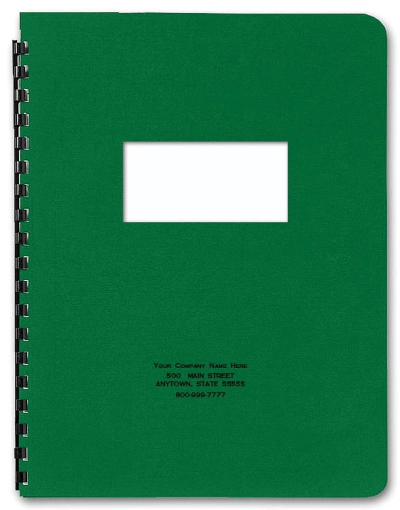 Cover - Report, Punch & Bind With Window 10