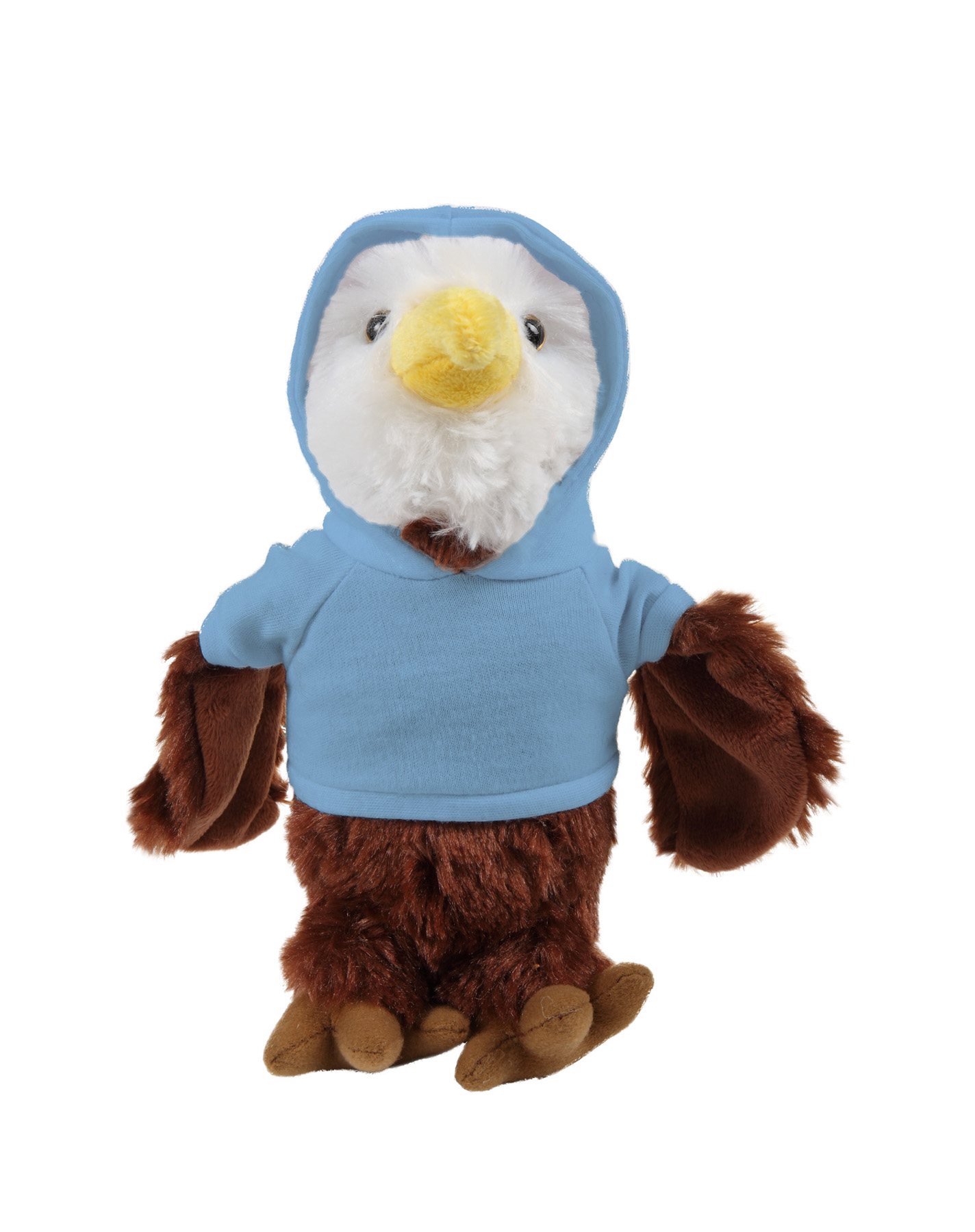 soft plush Eagle with hoodie