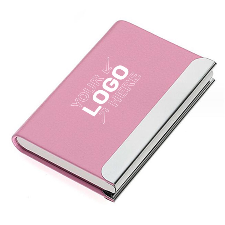 Custom Business Card Holder PU Leather 3