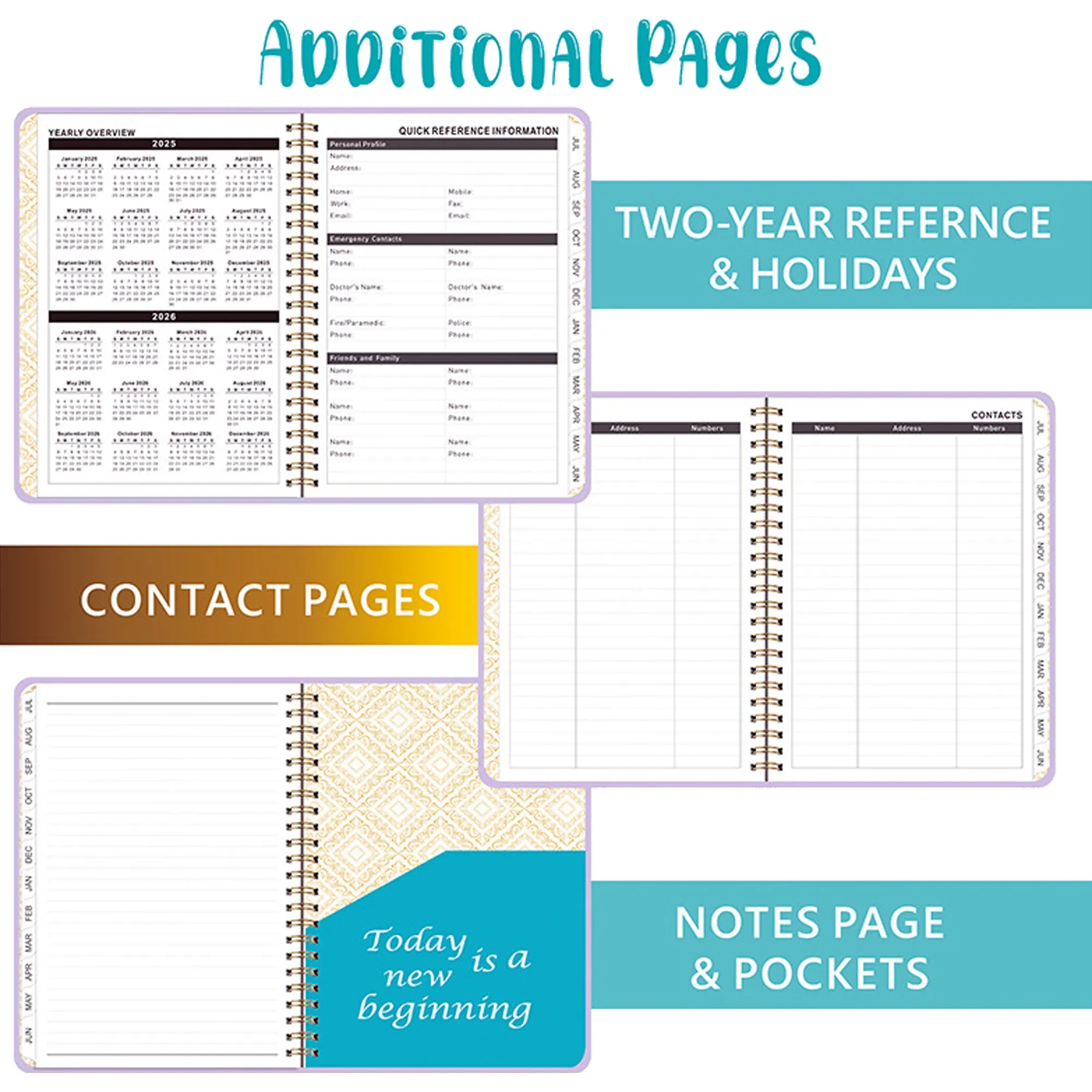 2025-2026 Monthly and Weekly Planner 3