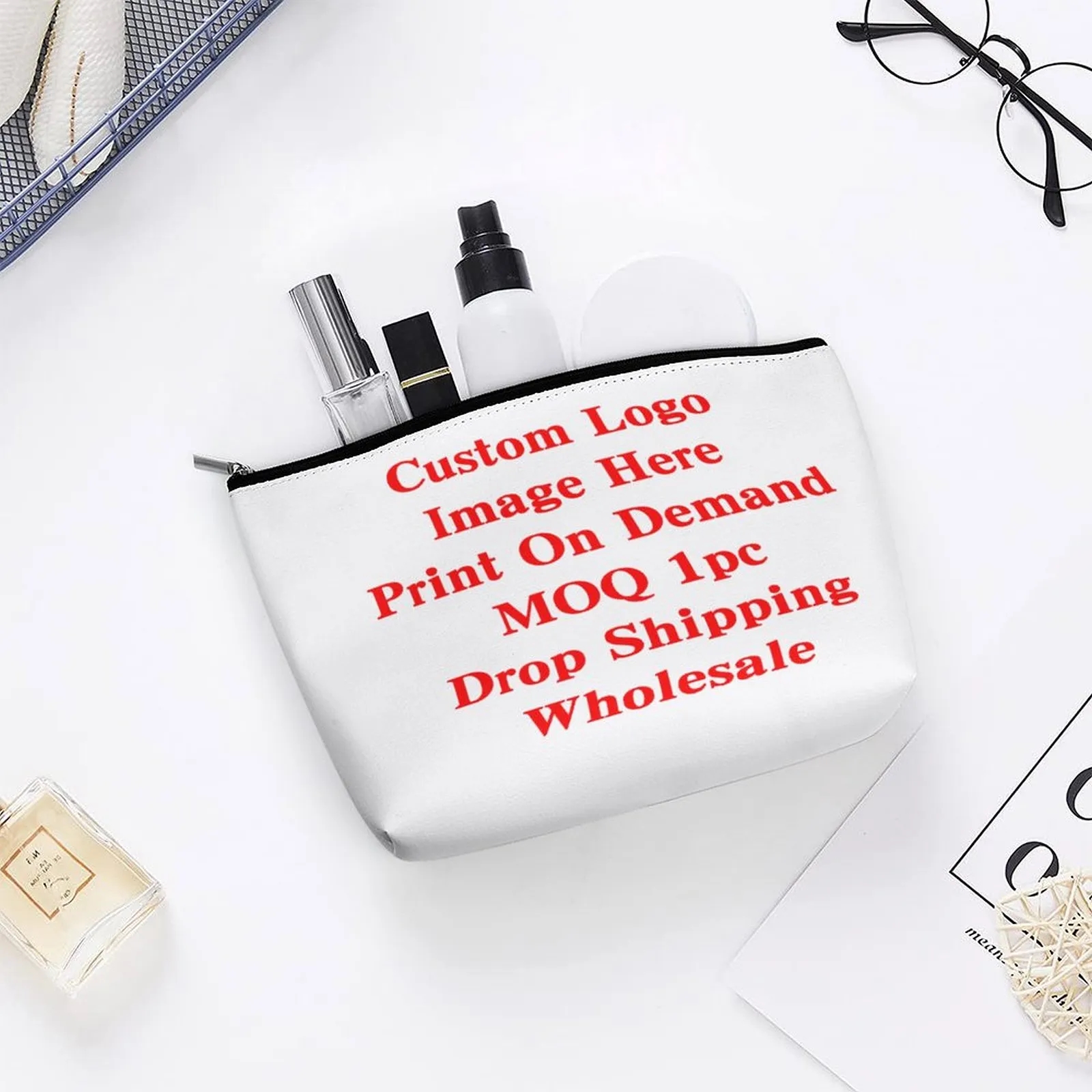 PU Makeup Bag with Zipper 9