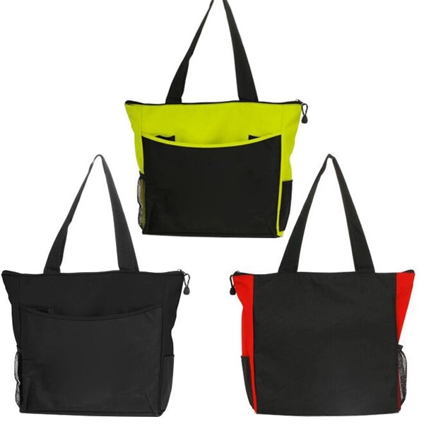Zippered Brief 600D Polyester Tote Bags 8