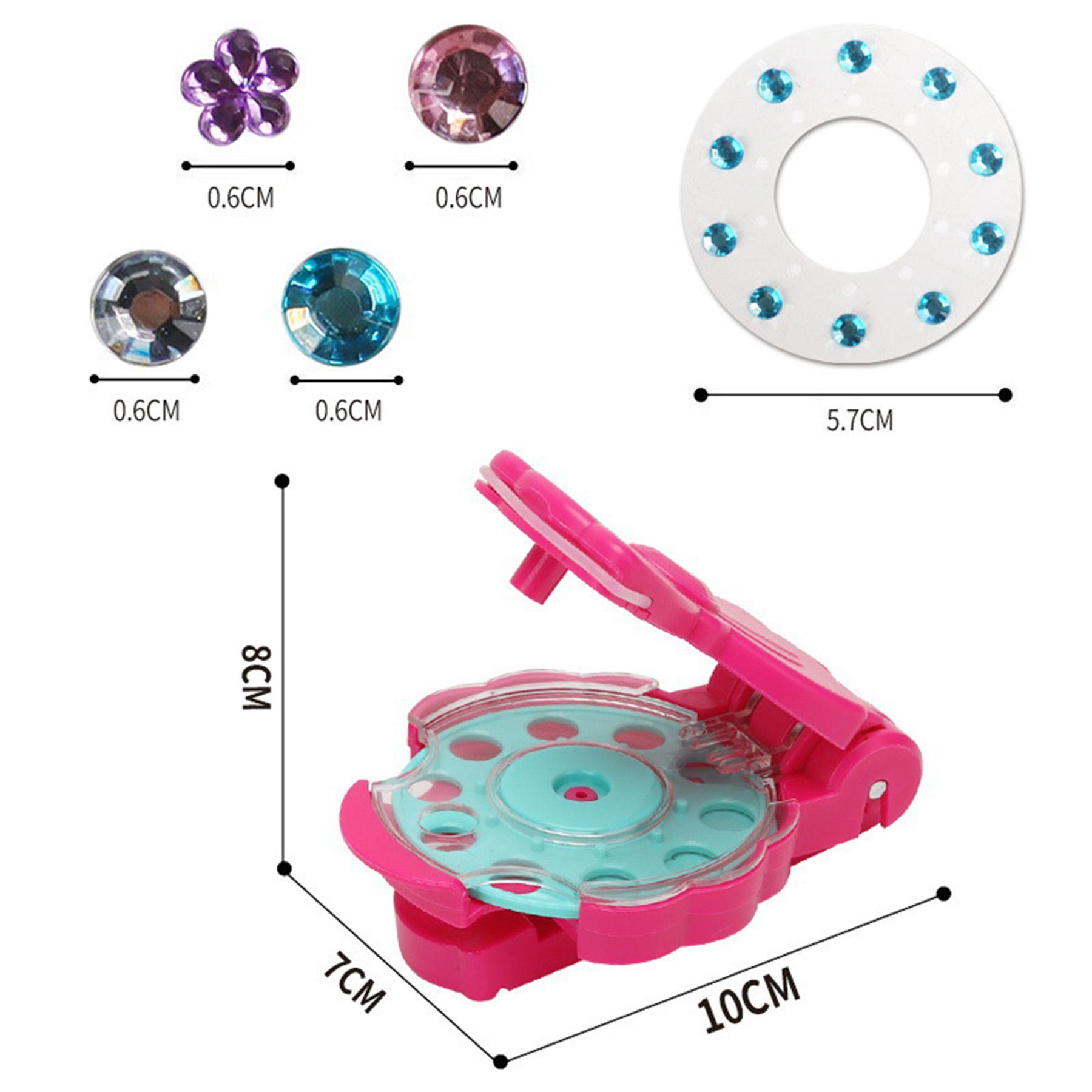 Shining Bling Diamond Hair Sparkle Stapler Set 2