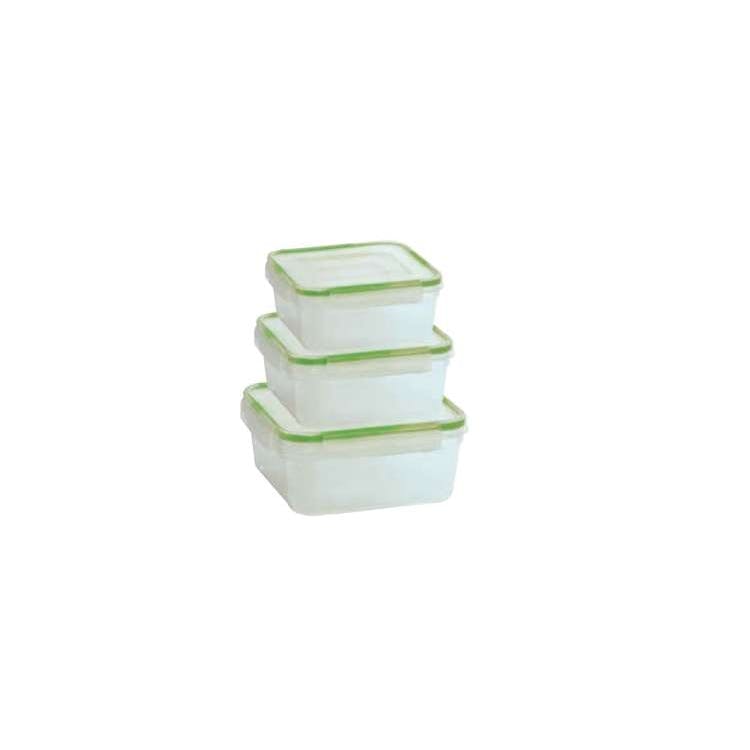 Click & Lock Storage Containers - 6 Pieces Assorted Sizes 2