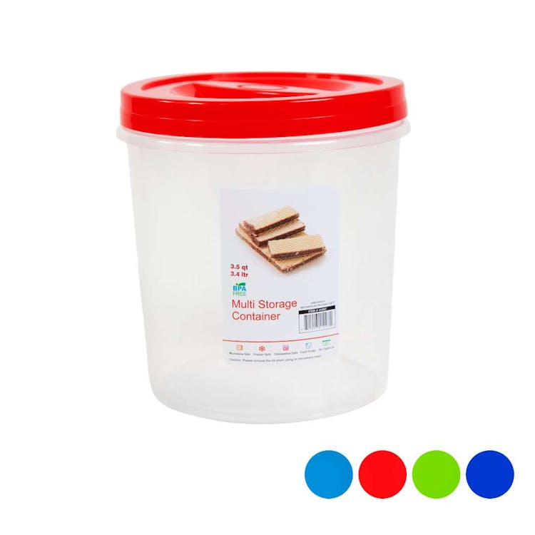 Screw Top Storage Containers - Assorted Colors