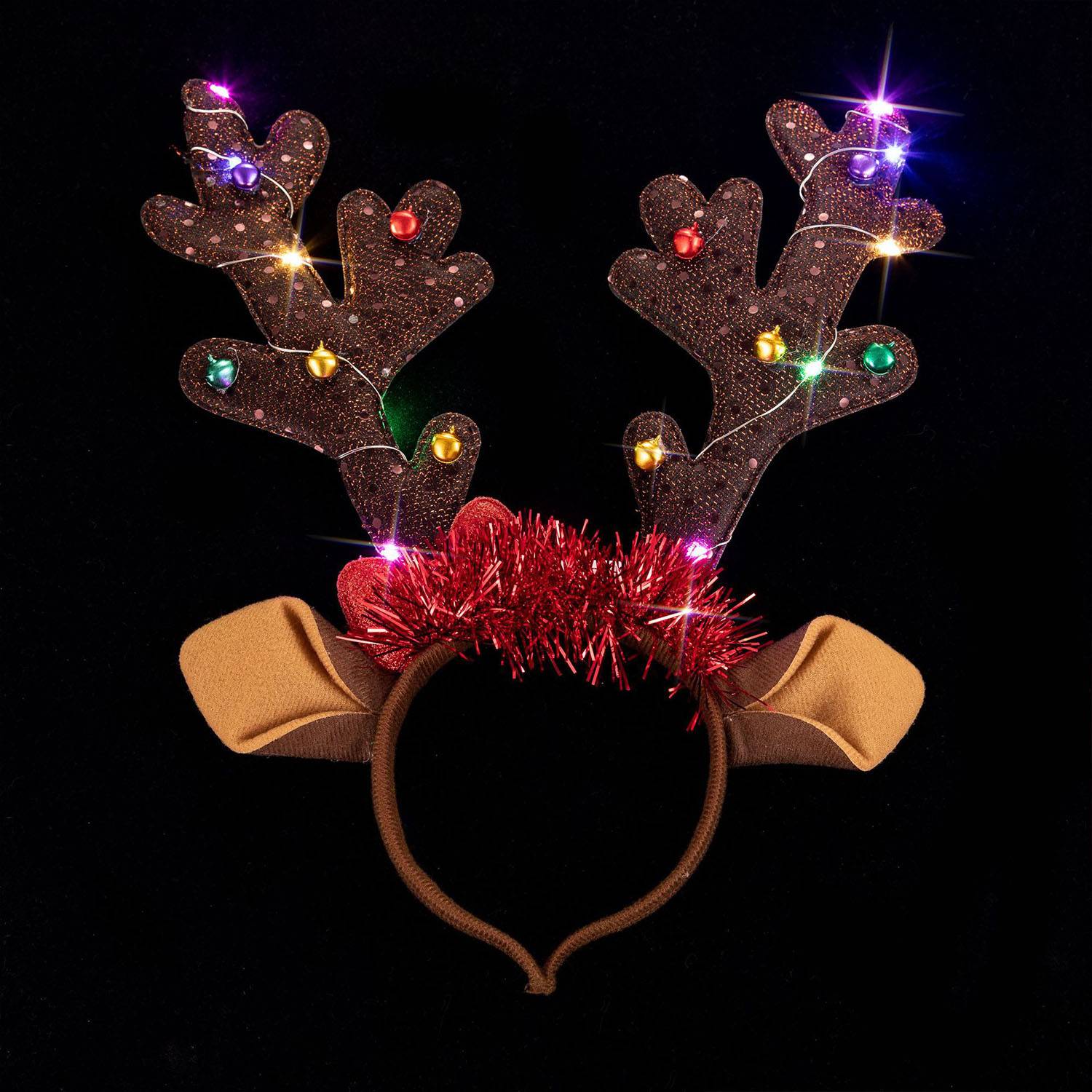 Plastic christmas elk decorations cute headband 3