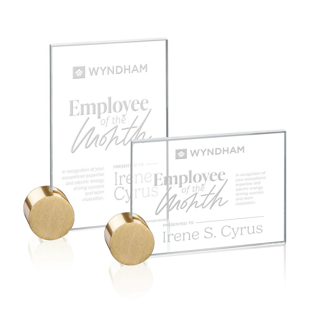 Bermuda Award - Starfire/Gold Circle