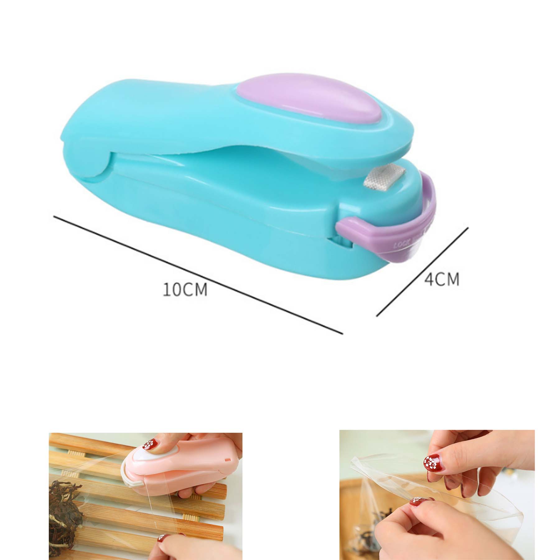 Mini Handheld Heat Household Press Sealer (excluding batteries) 2