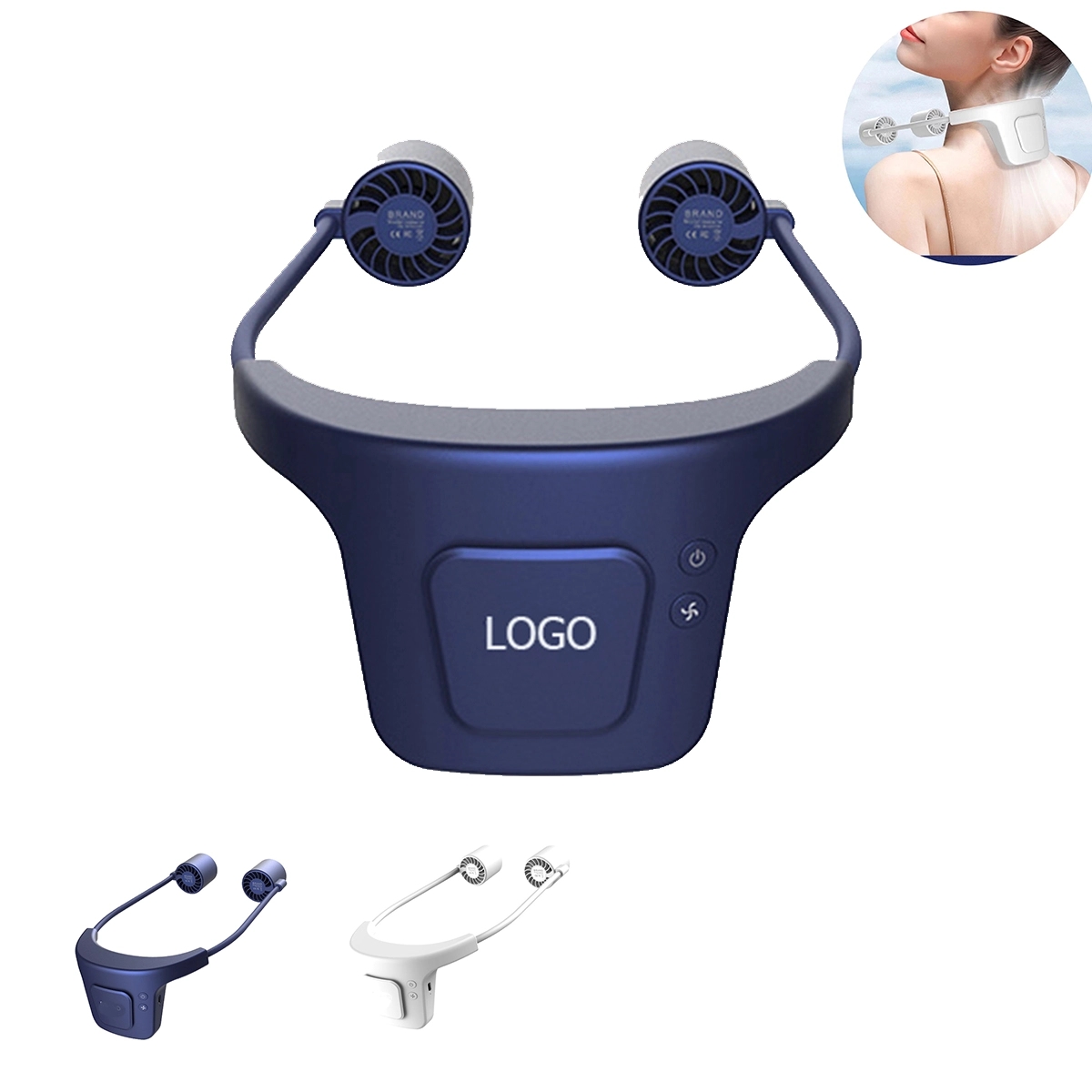 Neck Hanging Fan Usb Charging Hand Free 2