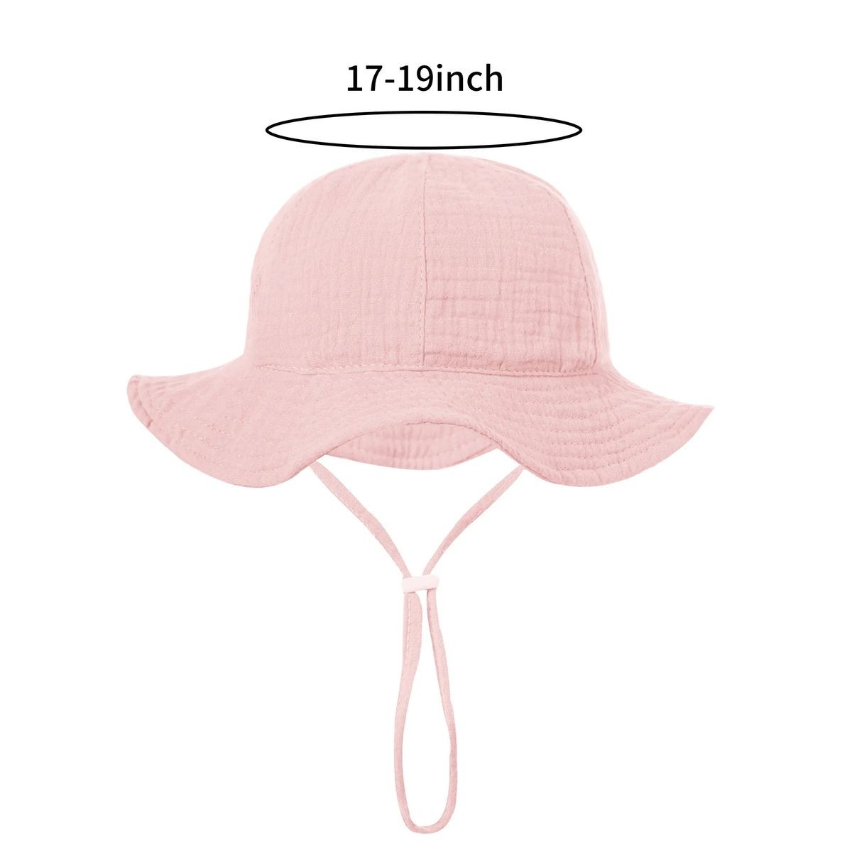 Infant Cotton Hat with Chin Strap 5
