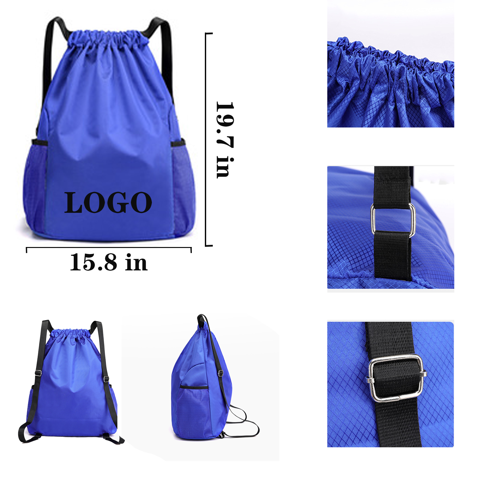 Large Capacity Customized Minimalist Drawstring Pocket 2