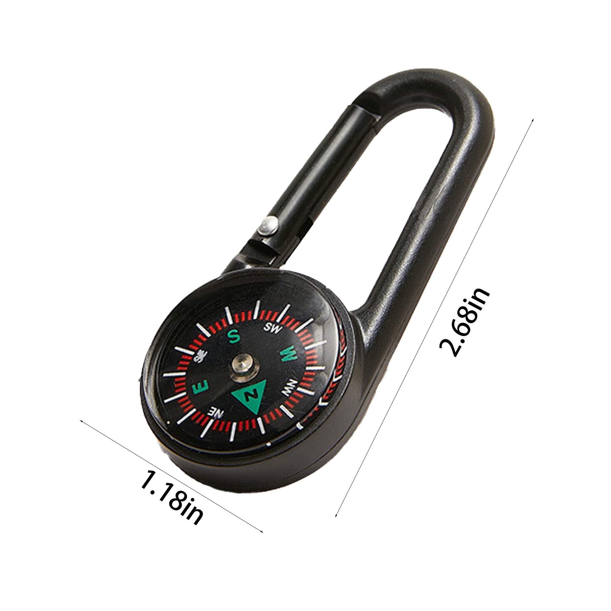 Big Compass With Carabiner 3