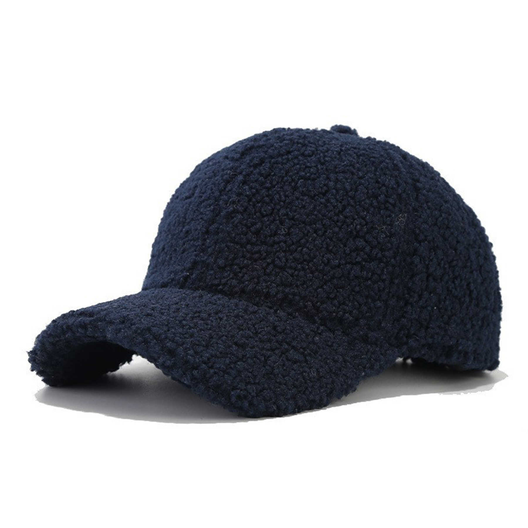 Women Winter Lamb Wool Baseball Cap 12