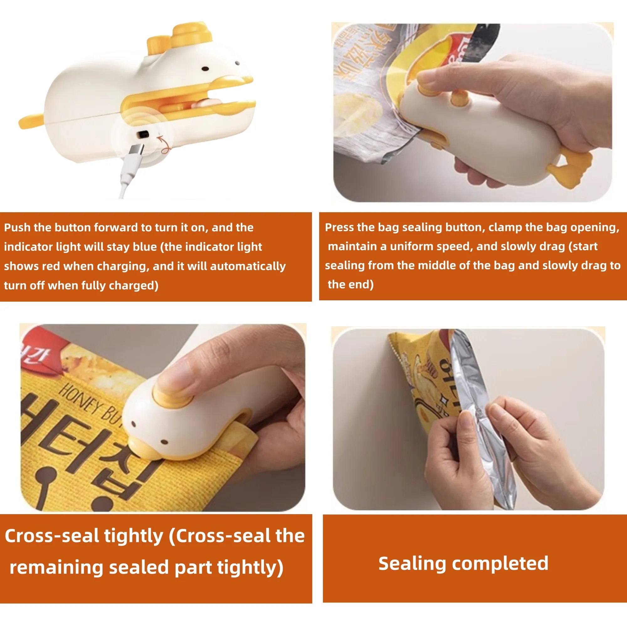 Quick-Seal Handheld Sealer for Trade Show Giveaways 3