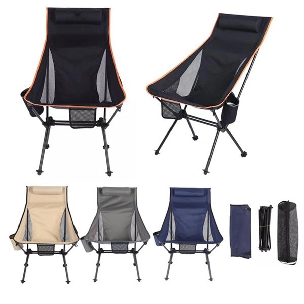 Ultralight High Back Folding Camping Chair 1