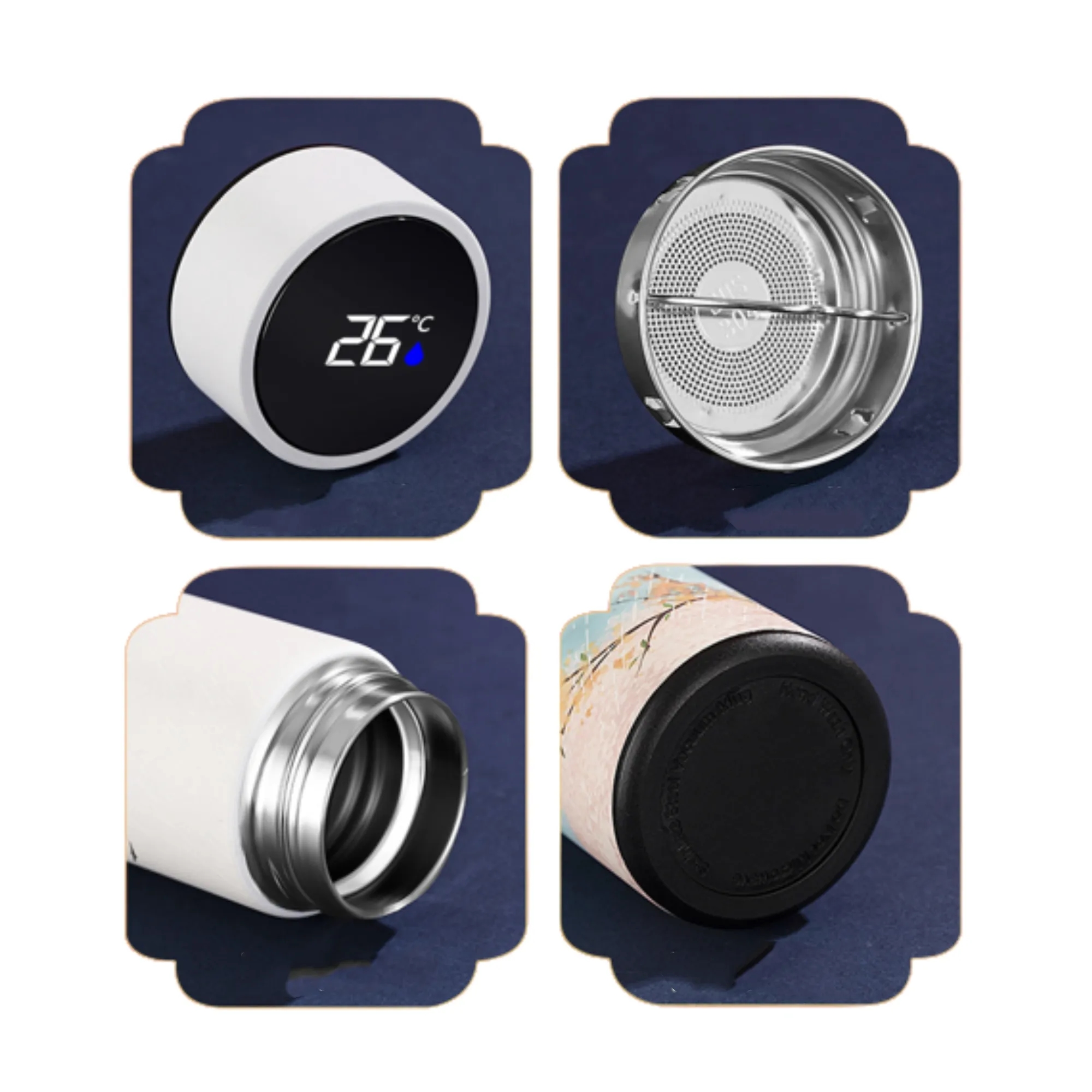 17oz Stainless Steel Thermos Cup With Temperature Display 2