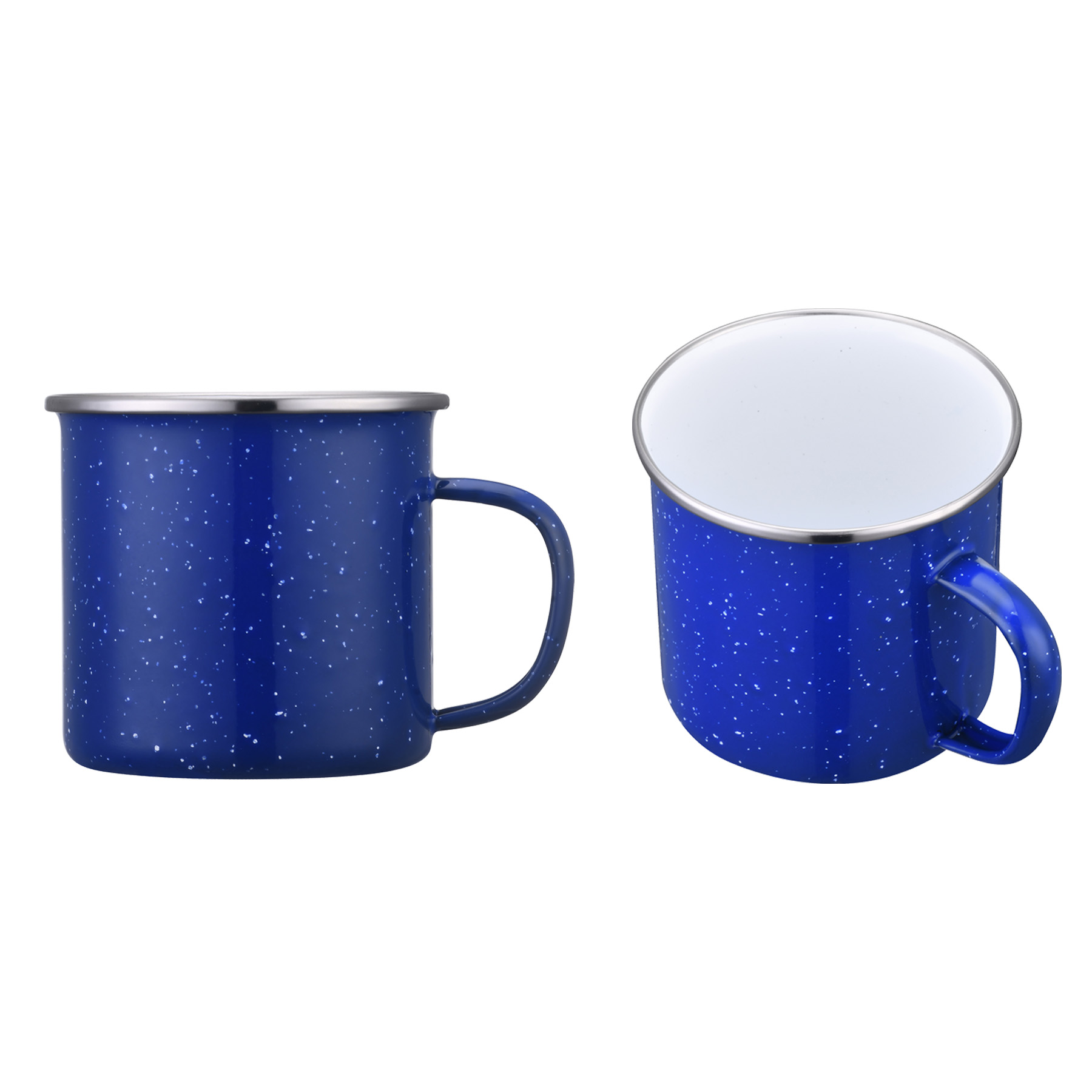 16 Oz. Enamel Mug with Stainless Steel Rim 4
