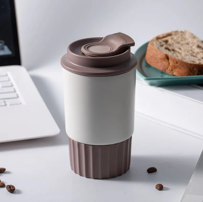 12oz Stainless Steel Coffee Cup with Lid 3