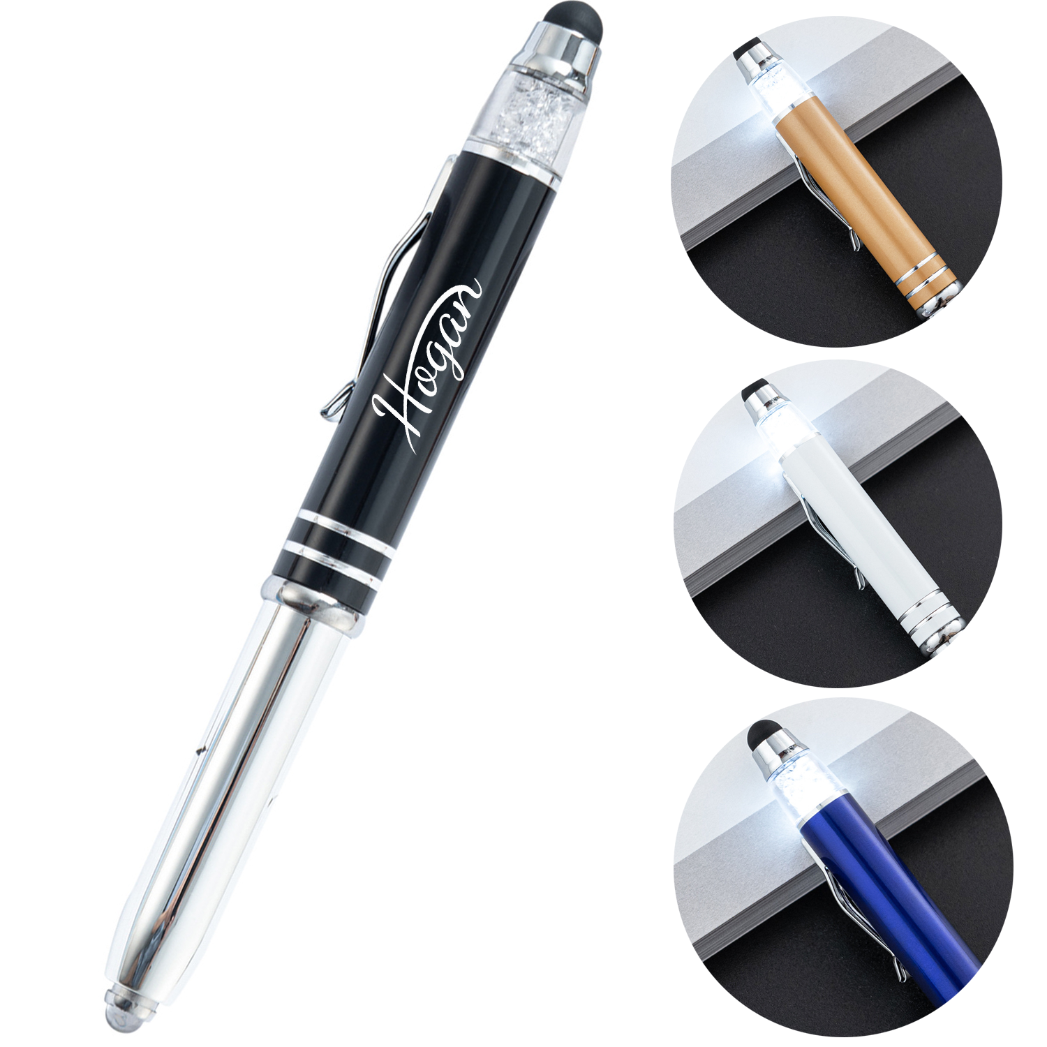 Gripper Stylus Pen W/ LED Light 2