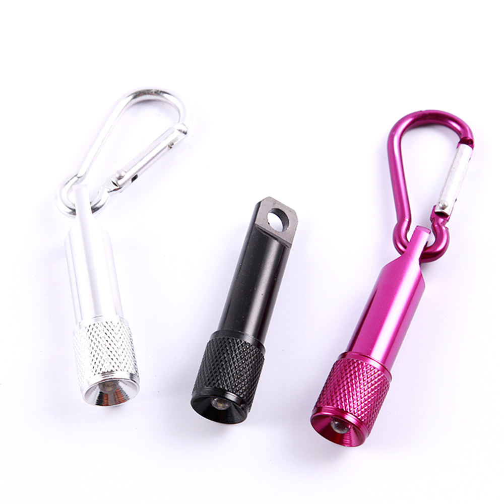 Mini LED flashlight electric torch key ring 2